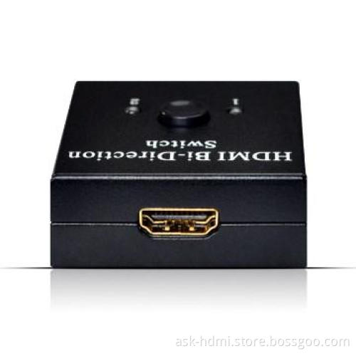 HDMI switcher box 2 input 1 output